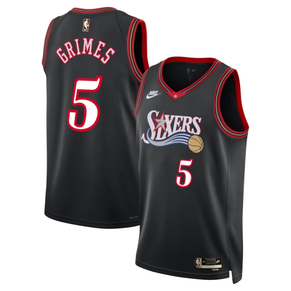 Philadelphia 76ers Trikot Quentin Grimes Nike 2025-26 Classic Edition Schwarz Swingman - Herren